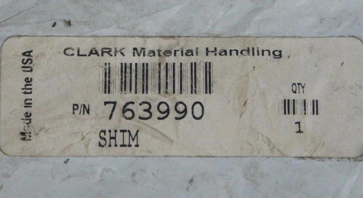 Used LOT OF 2 NEW CLARK MATERIAL HANDLING 763990 SHIMS