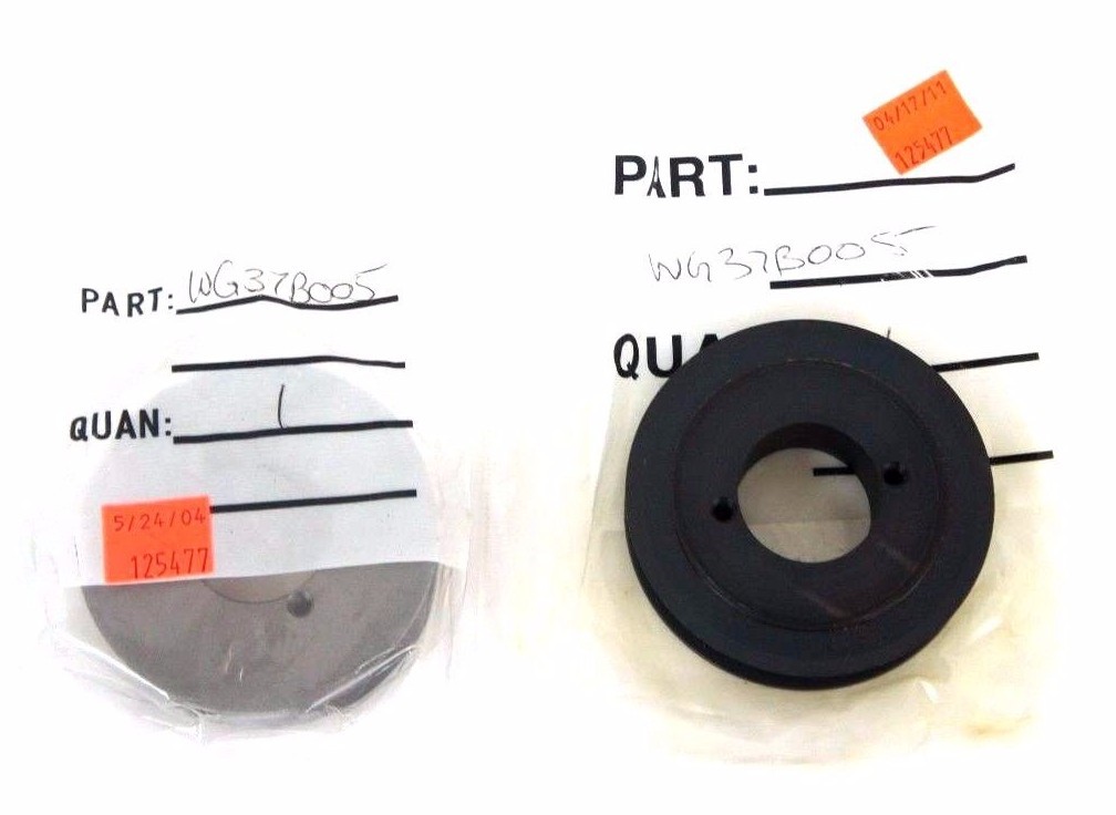 Used LOT OF 2 NEW LOUDON MACHINE INC. WG37B005 PULLEY NIP WHEEL