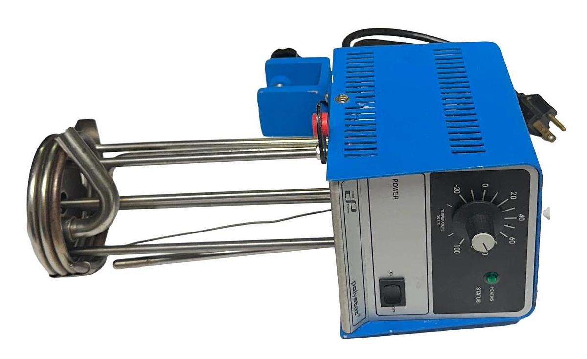 Used COLE PARMER 12112-00 / 1211200 POLYSTAT ANALOG IMMERSION CIRCULATOR HEATER USNP