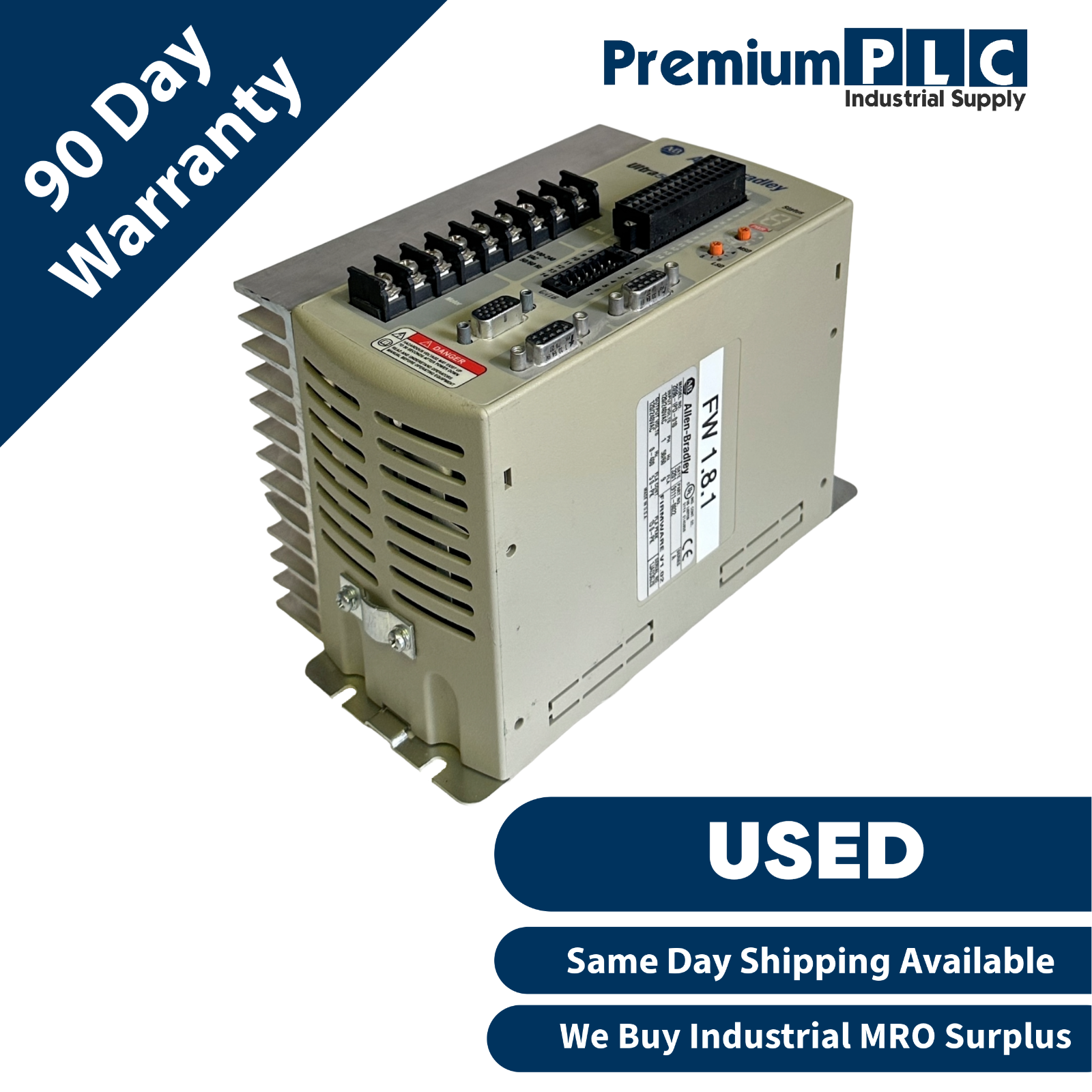 Used ALLEN BRADLEY 2098-IPD-010 /A Ultra 5000 SERVO DRIVE 1kW 9111-0022 2098IPD010