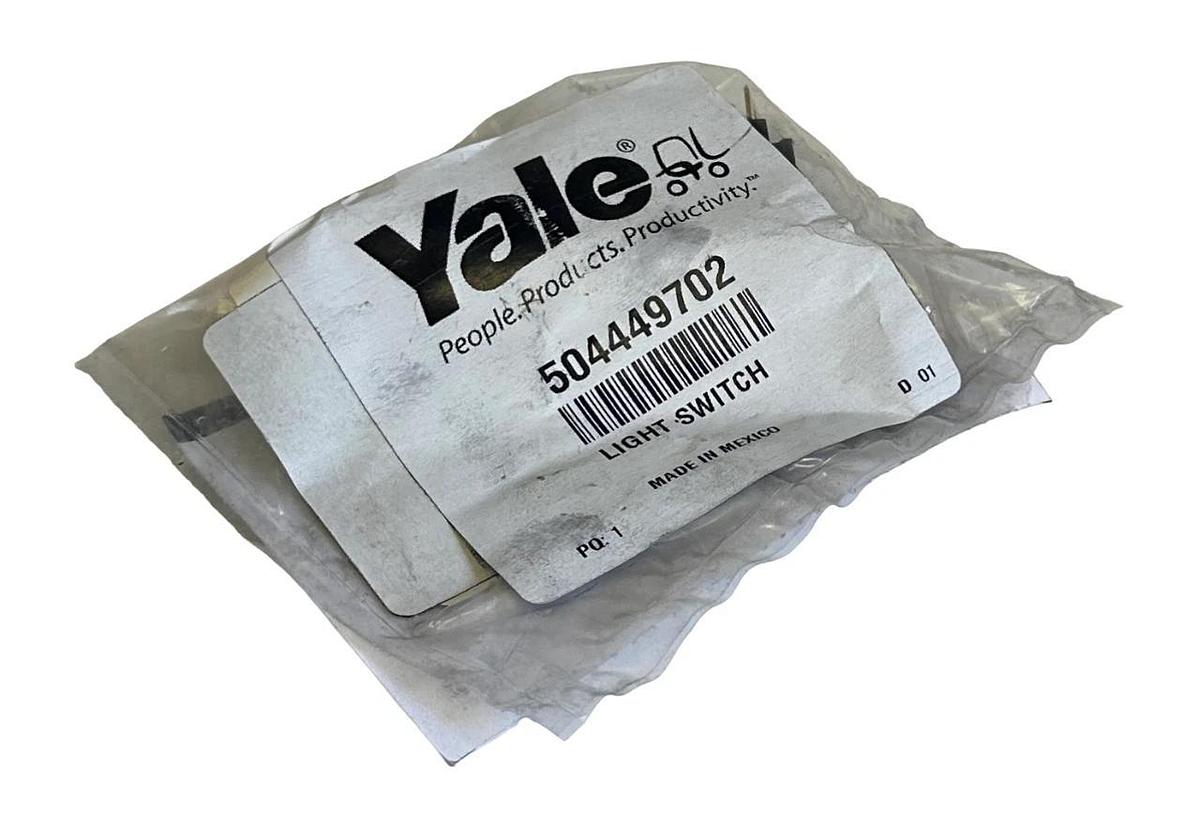 Used NEW YALE 504449702 / YT504449702 OEM LIGHT SWITCH FOR FORKLIFT