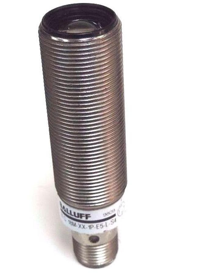 Used BALLUFF BLS-18M-XX-1P-E5-L-S-4 PHOTOELECTRIC EMITTER BLS18MXX1PE5LS4, 10-30VDC