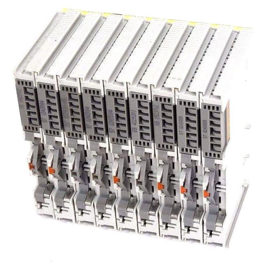 Used LOT OF 9 NEW BECKNOFF KL1012 2-CHANNEL DIGITAL INPUT TERMINAL 24 V DC
