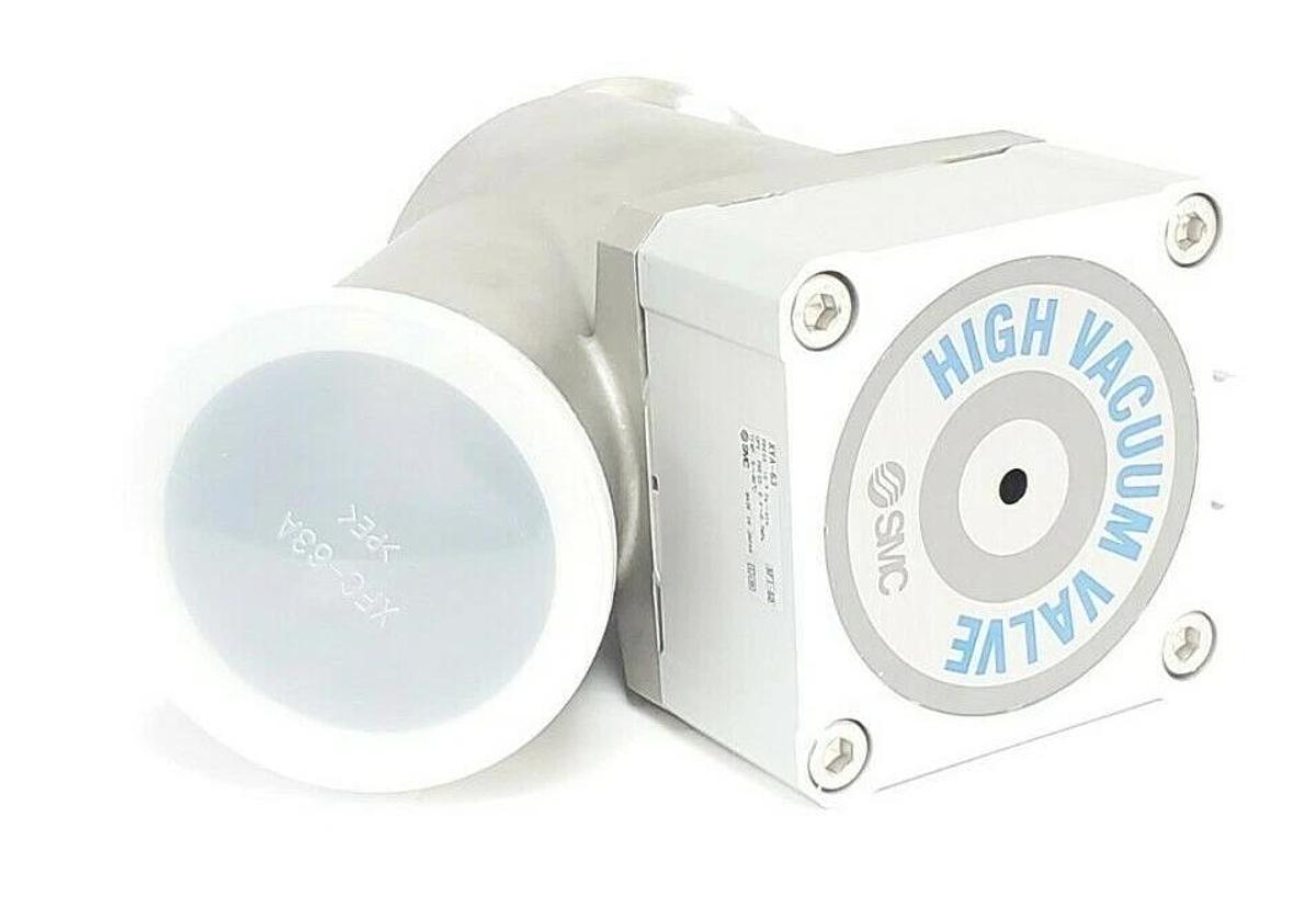 Used NEW SMC XYA-63 S.S. HIGH VACUUM IN-LINE VALVE XYA63