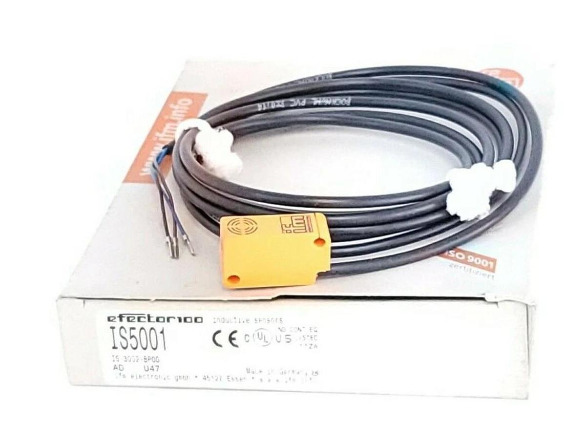 Used NIB IFM EFECTOR IS5001 PROXIMITY SWITCH IS-3002-BPOG 2MM RANGE 10-36VDC 2M
