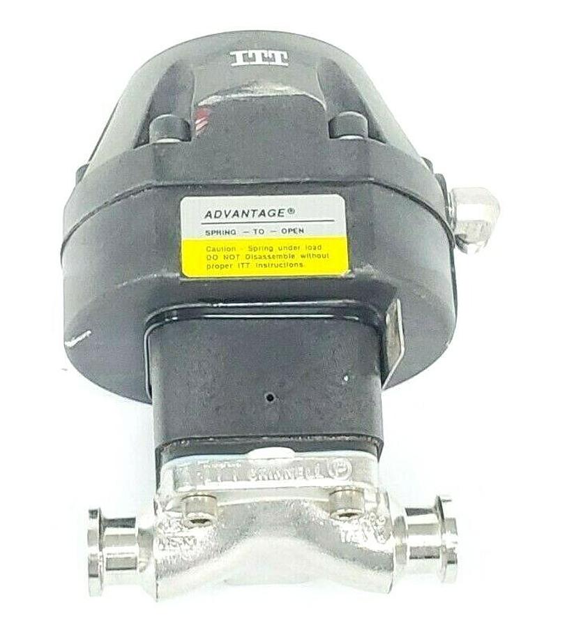 Used ITT .75-N-PN-36-A108 ADVANTAGE ACTUATOR 3/4" 90PSI W/ 1786 3/8" DIAPHRAGM VALVE