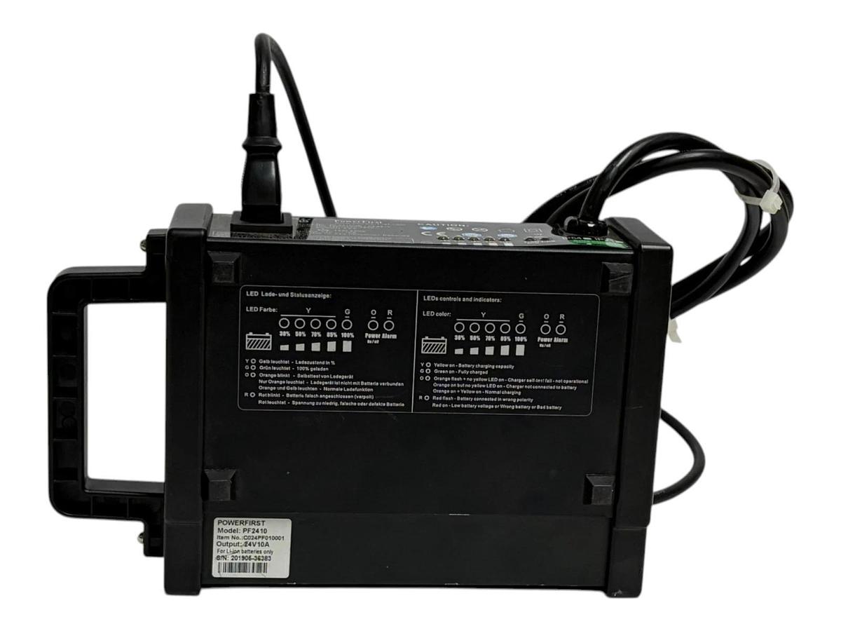 Used PowerFirst PF2410 PF2410OB 24V 10A Lithium-Ion Battery Charger Anderson SBS 75X