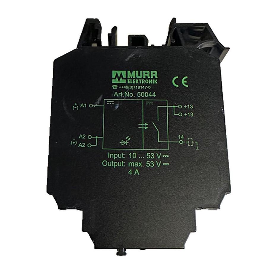 Used MURR ELEKTRONIK 50044 OPTO-COUPLER RELAY MODULE