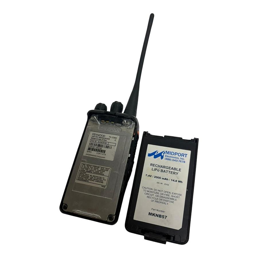 Used Kenwood TK-3360-K UHF Two Way Radio Transceivers - Lot of 6