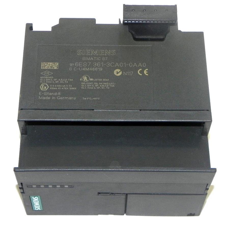 Used SIEMENS 6ES7-361-3CA01-0AA0 EXPANSION MODULE FOR RACK S7300 6ES73613CA010AA0