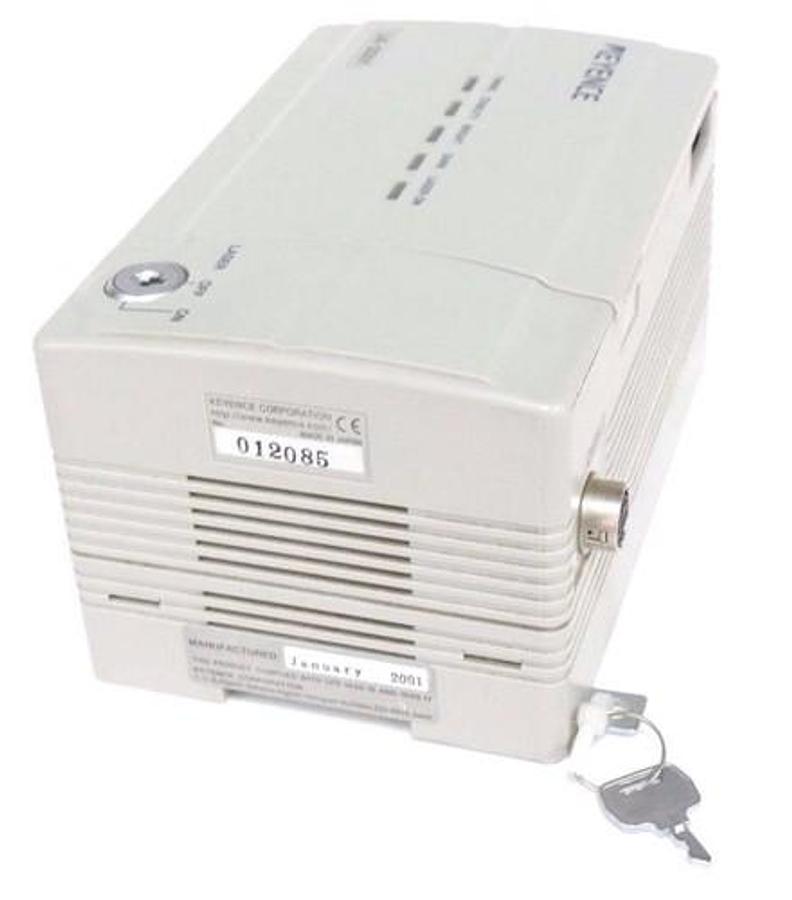 Used KEYENCE LK-2001 CONTROLLER LASER DISPLACEMENT HI PRECISION 24VDC, LK2001