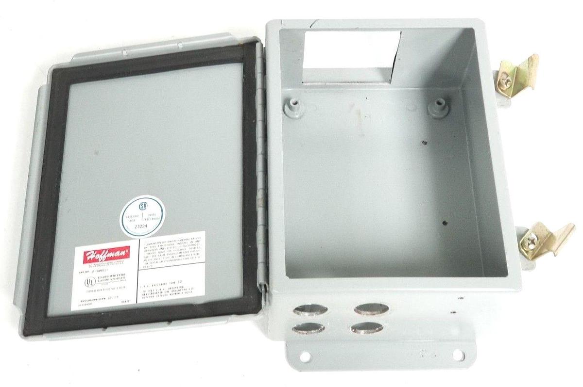 Used HOFFMAN A-806CH ENCLOSURE CUTOUT ENCLOSURE BOX J-9038 , A806CH