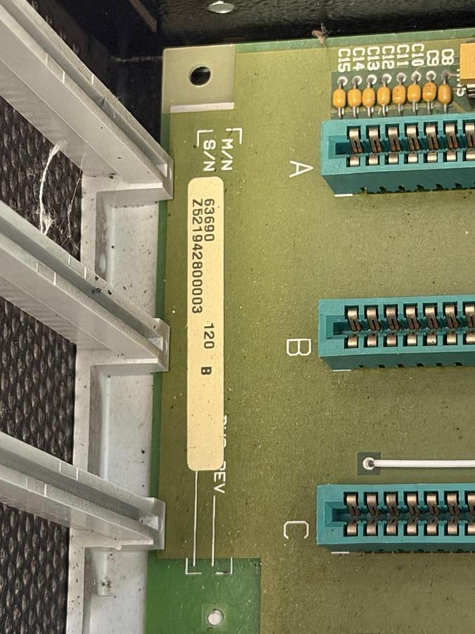 Used HONEYWELL 620-3691 AUGMENTED PROCESSOR RACK 6203691 W/ (5) 621-9900