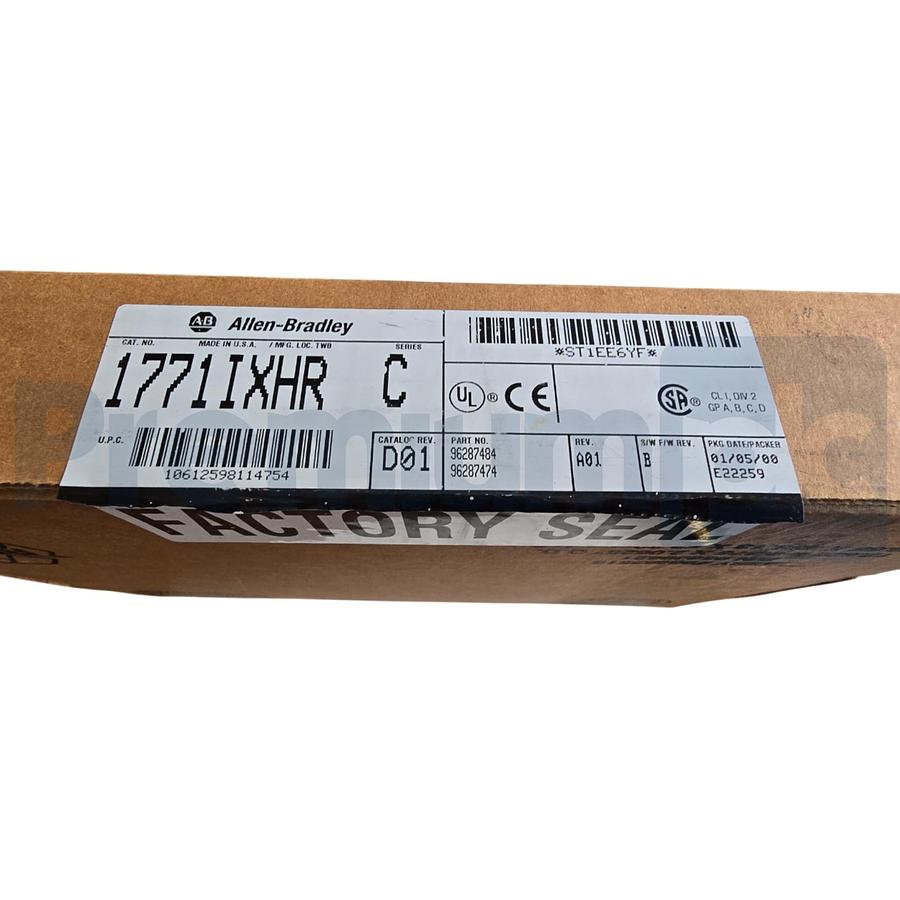 Used ALLEN BRADLEY 1771-IXHR /C THERMOCOUPLE/Mv INPUT MODULE REV. D01 1771IXHR NSMP
