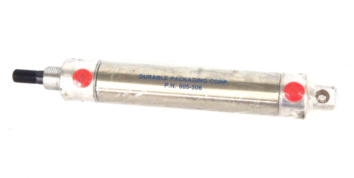 Used NEW BIMBA D-32836-A PNEUMATIC CYLINDER DURABLE PACKAGING CORP. 605-506