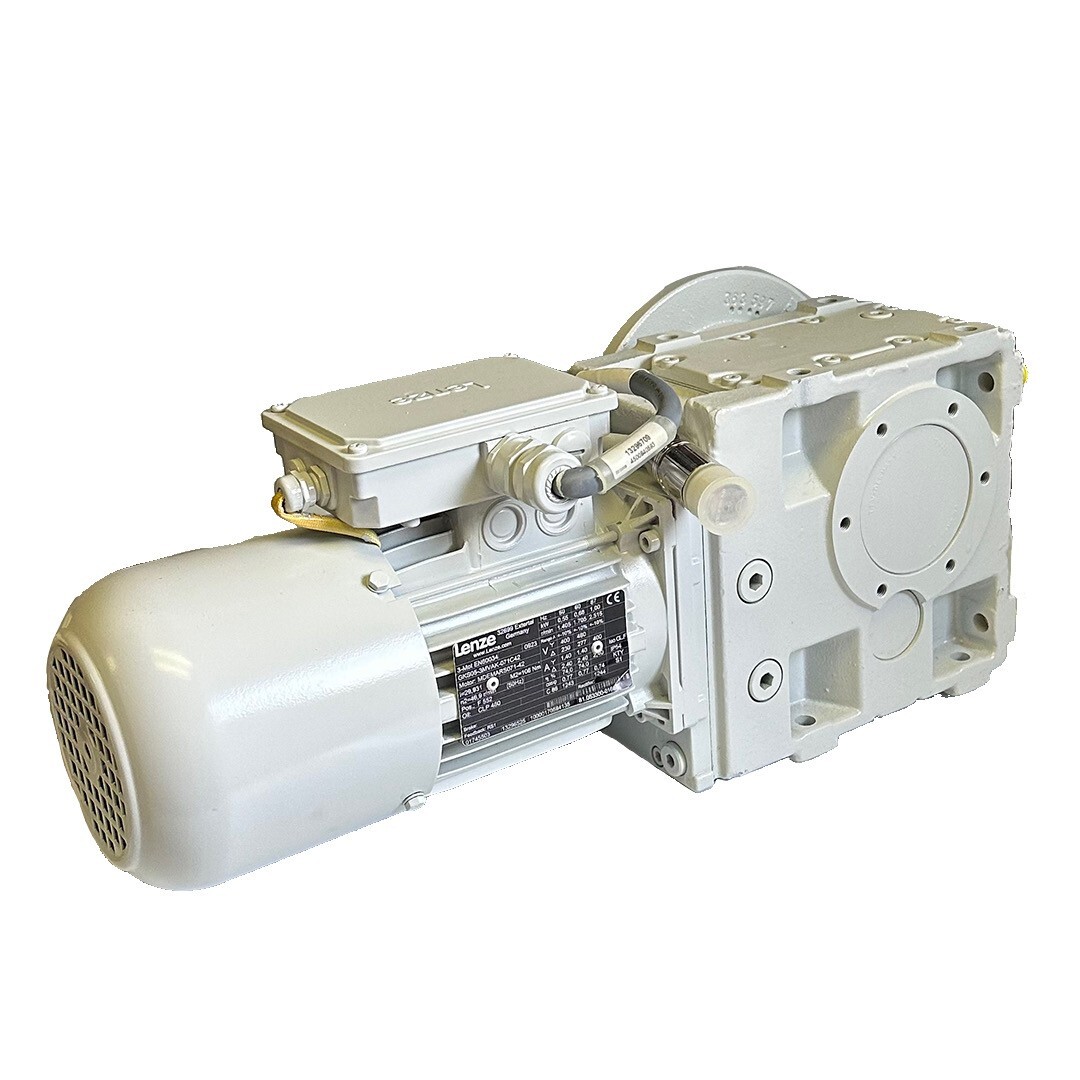 Used NEW LENZE GKS05-3MVAK-071C42 / MDEMARS07-42 MOTOR W/ TTV TV3130 GEARBOX 13296525