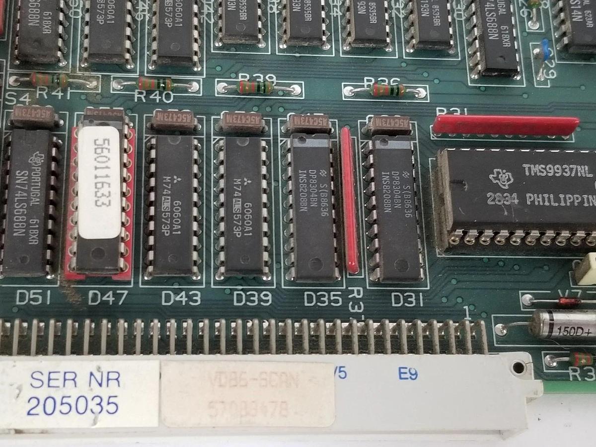 Used ABB / STROMBERG VD86-SCAN VIDEO CONTROL BOARD 57088478 5760963-0B 572879777