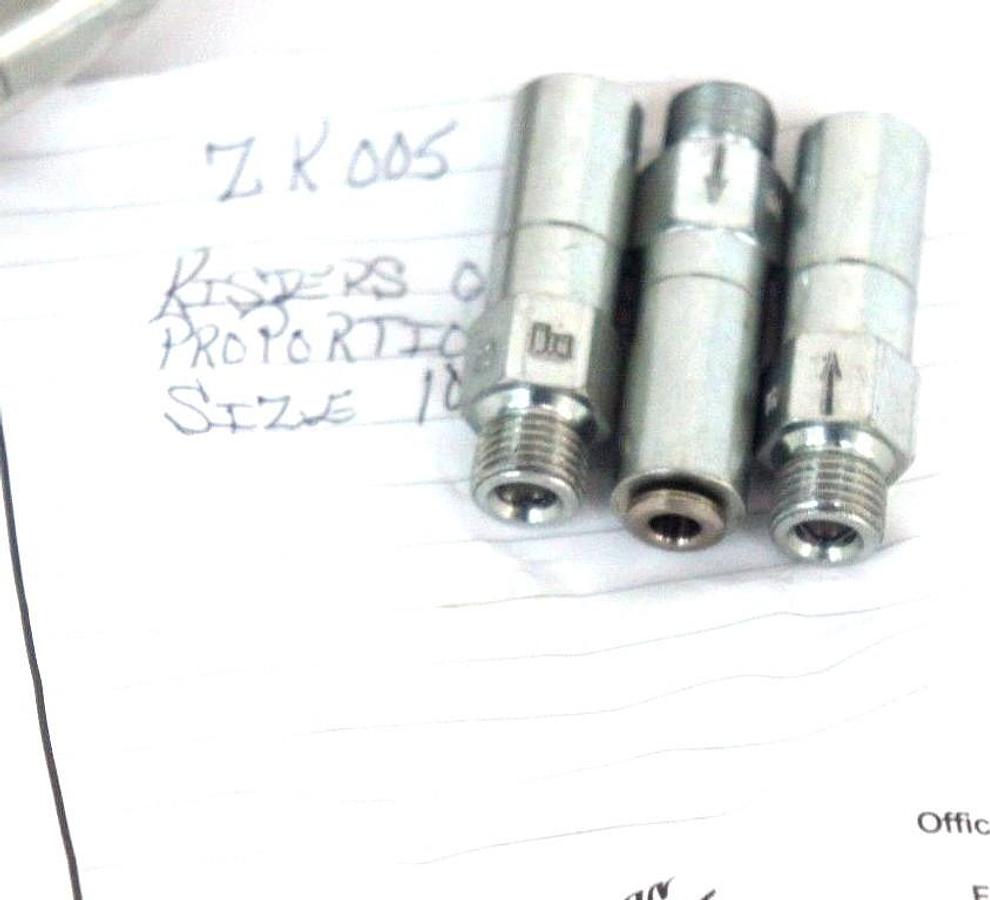 Used LOT OF 24 NEW KISTERS 0006630005 PROPORTIONING VALVES SIZE 10
