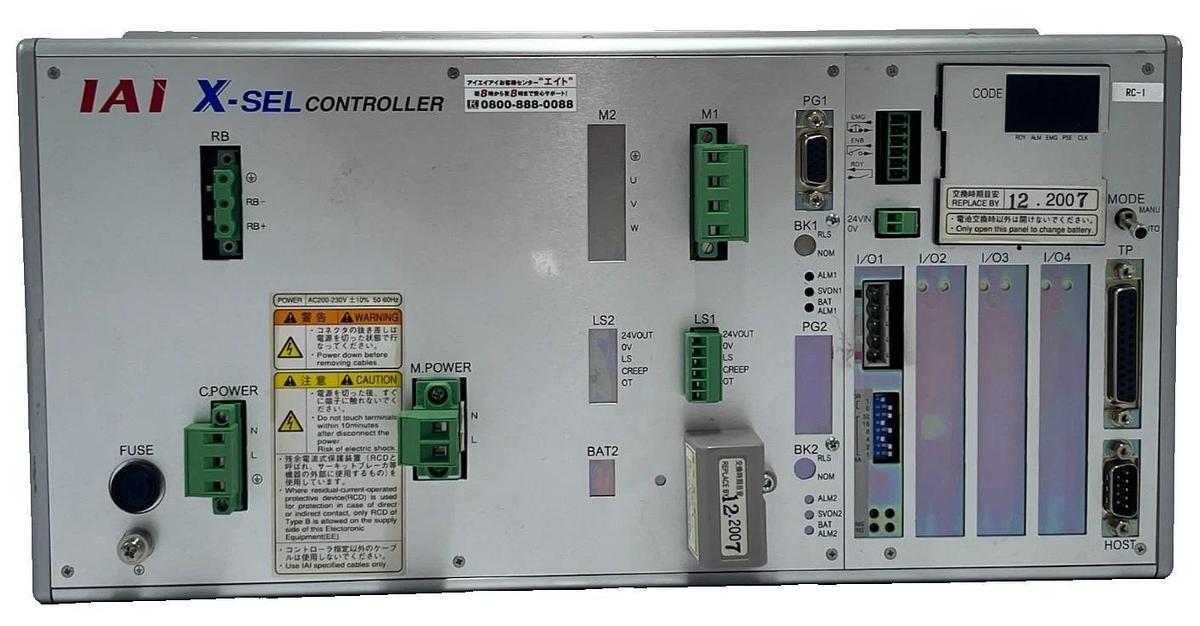 Used IAI X-SEL Controller XSEL-KET-1-100A-DV-EEE-0-2 | Single Axis 100W DeviceNet
