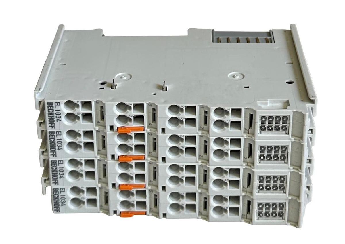 Used 4 NEW BECKHOFF EL1034 I/O SERIES DIGITAL INPUT MODULES 24VDC OEM