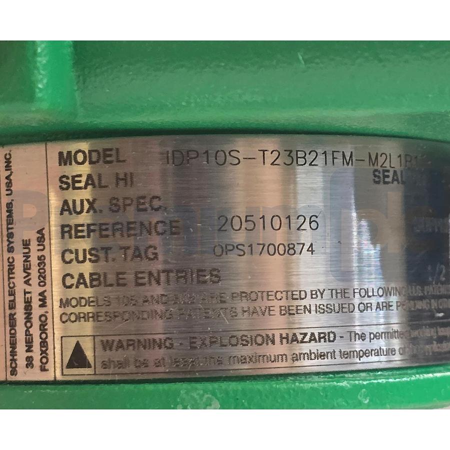 Used SCHNEIDER FOXBORO IDP10S HART PRESSURE TRANSMITTER IDP10S-T23B21FM-M2L1B1T NSMP