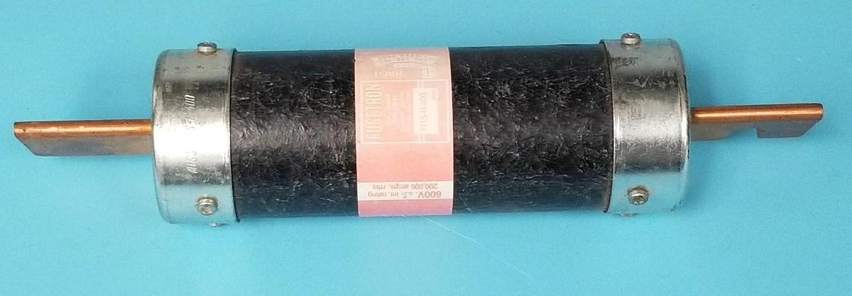 Used BUSSMAN FUSETRON FRS-R-400 CLASS RK5 TIME DELAY FUSE 600V, 400A, FRSR400