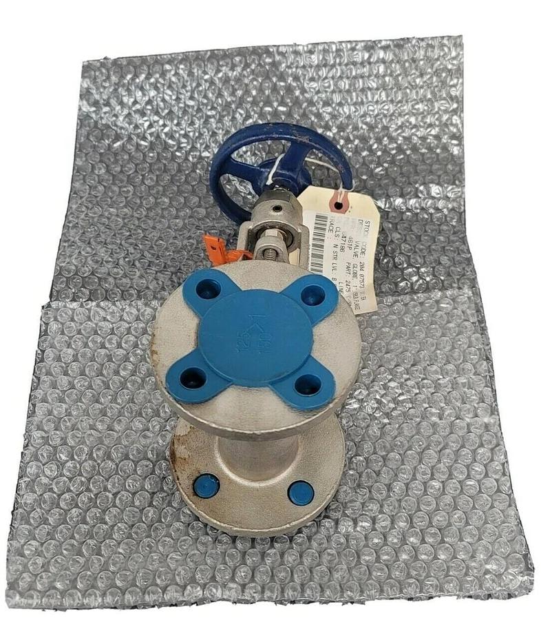 NEW POWELL 2475 1'' GLOBE VALVE CF8M W/ HANDLE