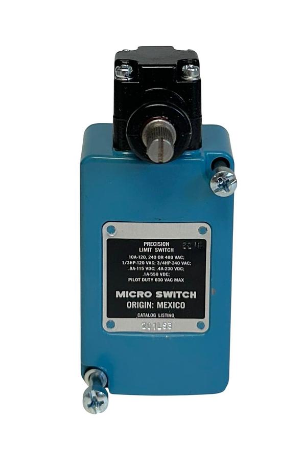 Used HONEYWELL MICRO SWITCH 201LS3 PRECISION LIMIT SWITCH 120/240/480VAC 10A NSMP