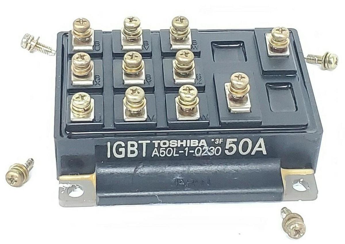 Used TOSHIBA A50L-1-0230 POWER MODULE TRANSISTOR 50AMP, IGBT