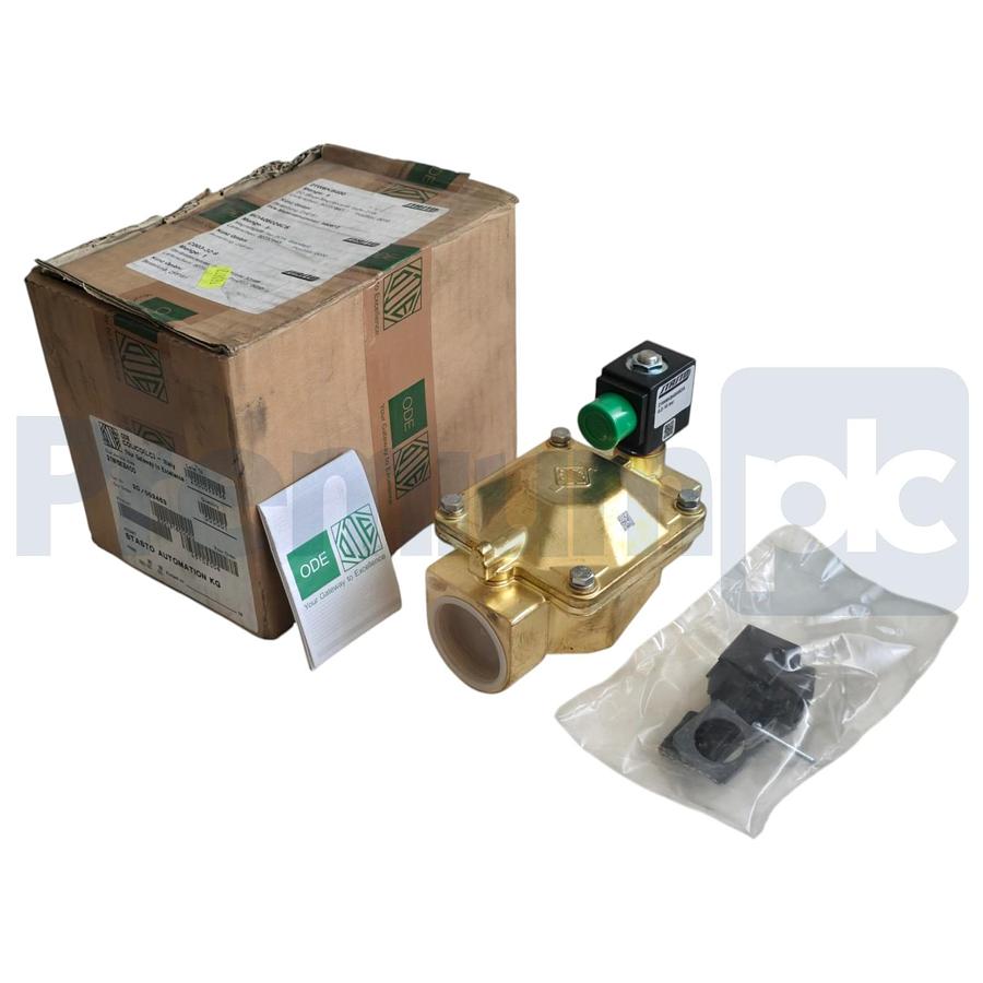 ODE STASTO 21W6KB400-BDA08024CS 2/2-Way Solenoid Valve Kit NC 1-1/2" Brass 24VDC
