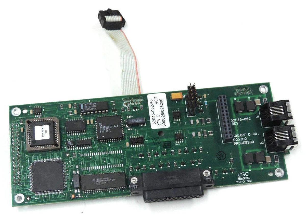 Used SQUARE D 52045-052-50 PROCESSOR BOARD REV C 52045052
