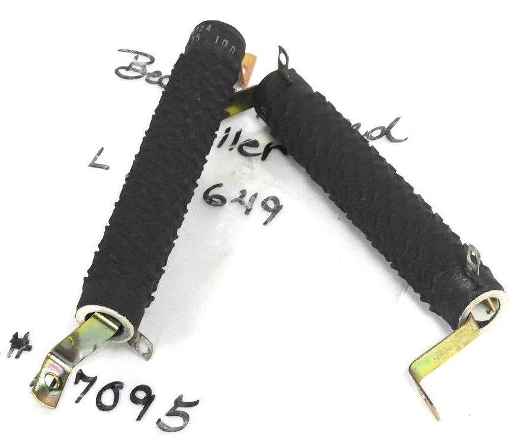 Used LOT OF 2 VISAY FSE-135 RESISTORS HEI 9724, 10 OHM