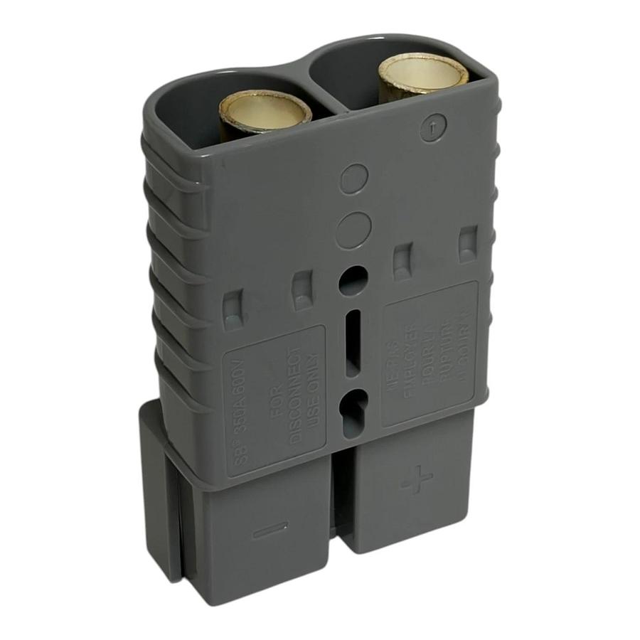 Anderson Power Products 6320G1G SB350 Gray Connector 2/0 Ga , 6320G1 , 3BY26 New