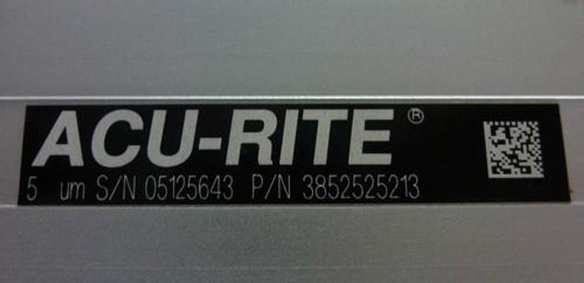 Used ACU-RITE ENC150 38-52-52-5213 LINEAR ENCODER 3852525213 MISSING READING HEAD LNC