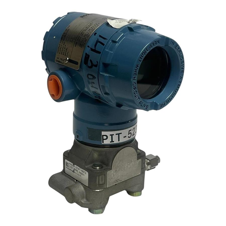 Rosemount 2051C Coplanar Pressure Transmitter 2051CG1A02A1AS5E5M5Q4 HART