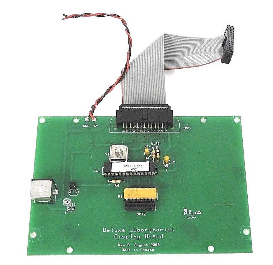 Used DELUXE LABORATORIES DISPLAY BOARD REV. B