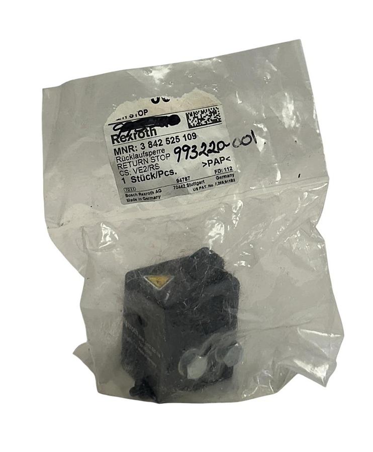 Used BOSCH REXROTH VE2/RS / 3842525109 PNEUMATIC RETURN STOP VE2RS OEM NSFS