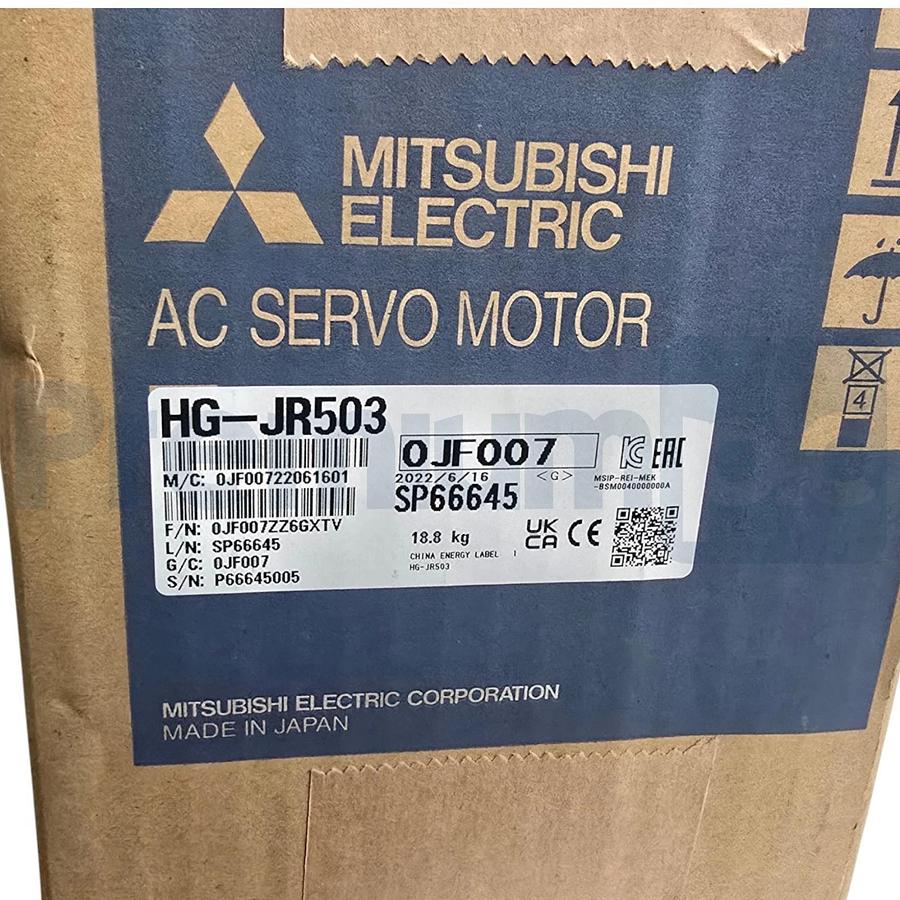 Mitsubishi HG-JR503 MELSERVO-J4 AC Servo Motor 5kW 200V 3000RPM HGJR503 NSMP