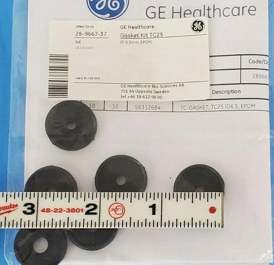 Used NEW GE HEALTHCARE 28-9667-37 GASKET KIT TC25 ID 6.5mm EPDM 28966737 (16/PK)