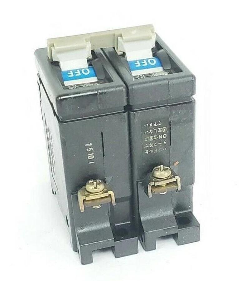 Used FUJI ELECTRIC CP32D-10A CIRCUIT BREAKER 10AMP 250V, CP32D10A