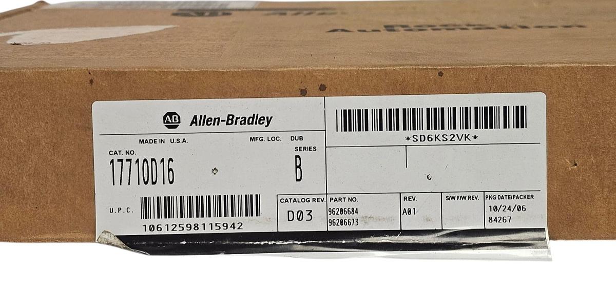 Used ALLEN BRADLEY 1771-OD16 /B REV. D02 ISOLATED 120V AC OUTPUT 2A PILOT DUTY MODULE