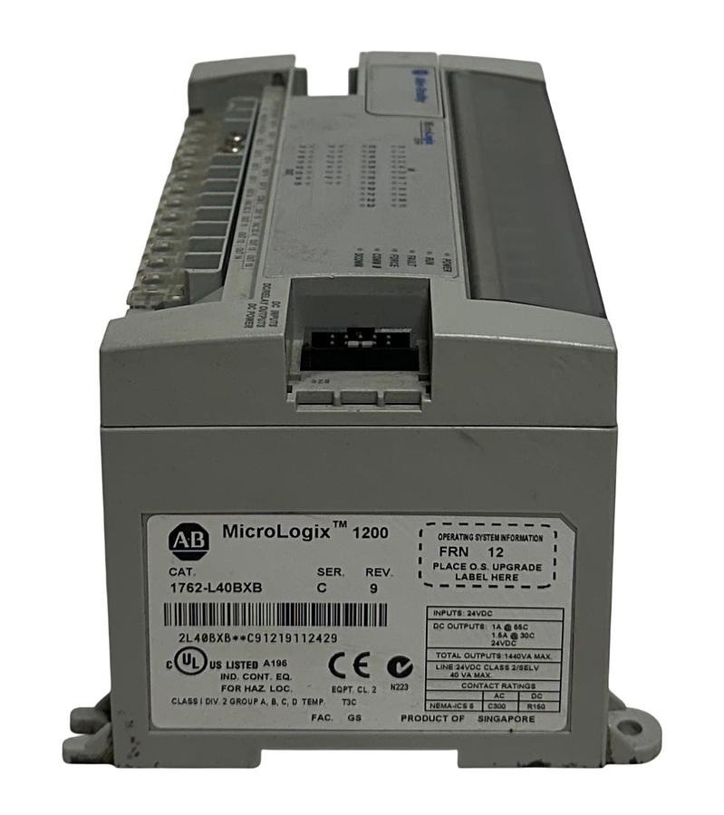 Used For Parts ALLEN BRADLEY 1762-L40BXB /C MicroLogix 1200 CONTROLLER 1762L40BXB