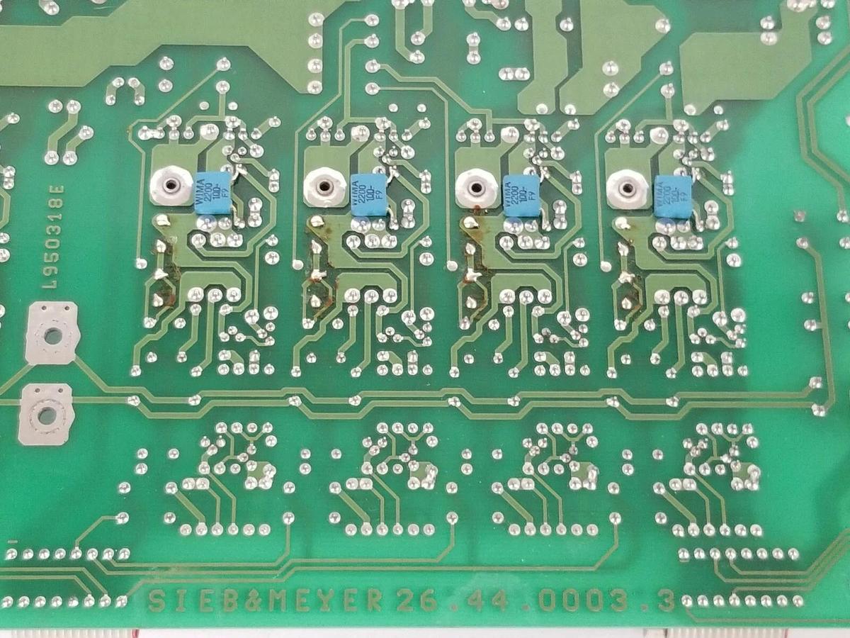 Used SIEB & MEYER 26.44.0003.3 SERVO CONTROLLER BOARD B950318E 264400033
