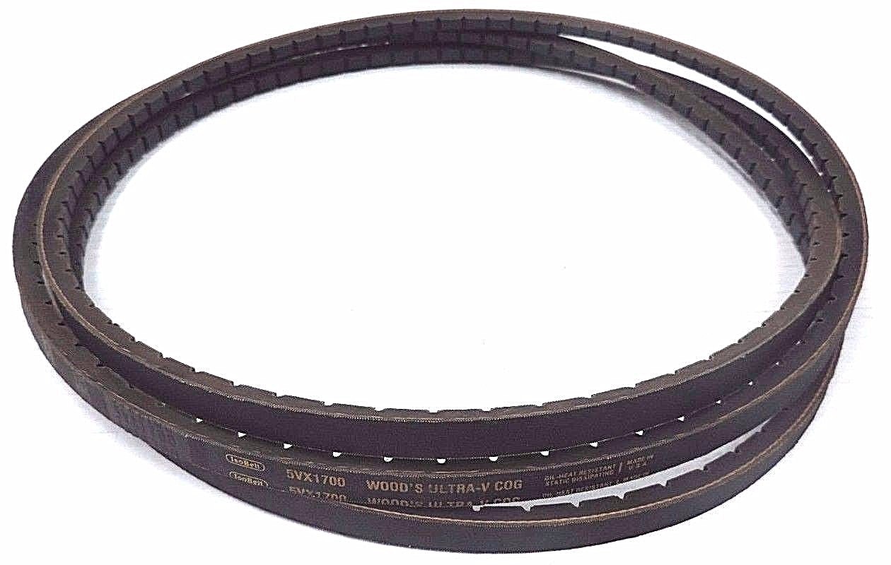 NEW TB WOOD'S 5VX1700 ULTRA-V COG V-BELT 5/8X35/64X170IN