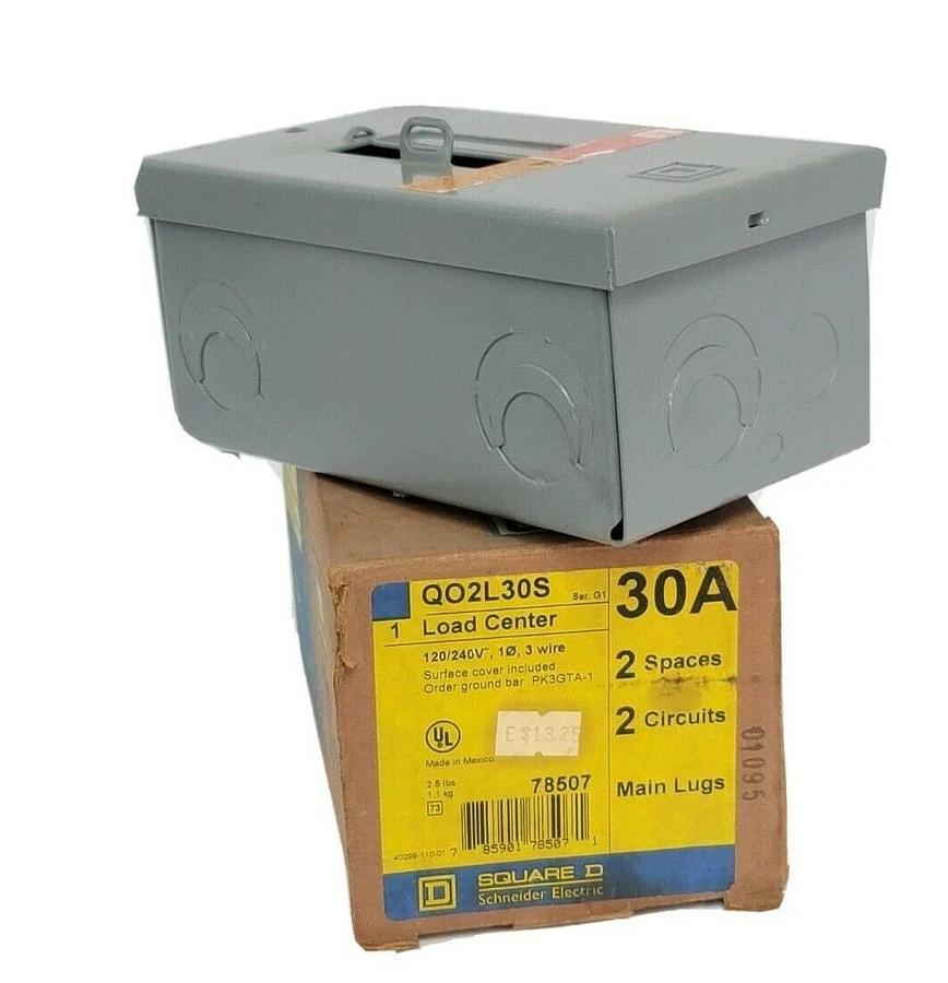 Used NIB SQUARE D QO2L30S LOAD CENTER 30A 120/240V 3-WIRE