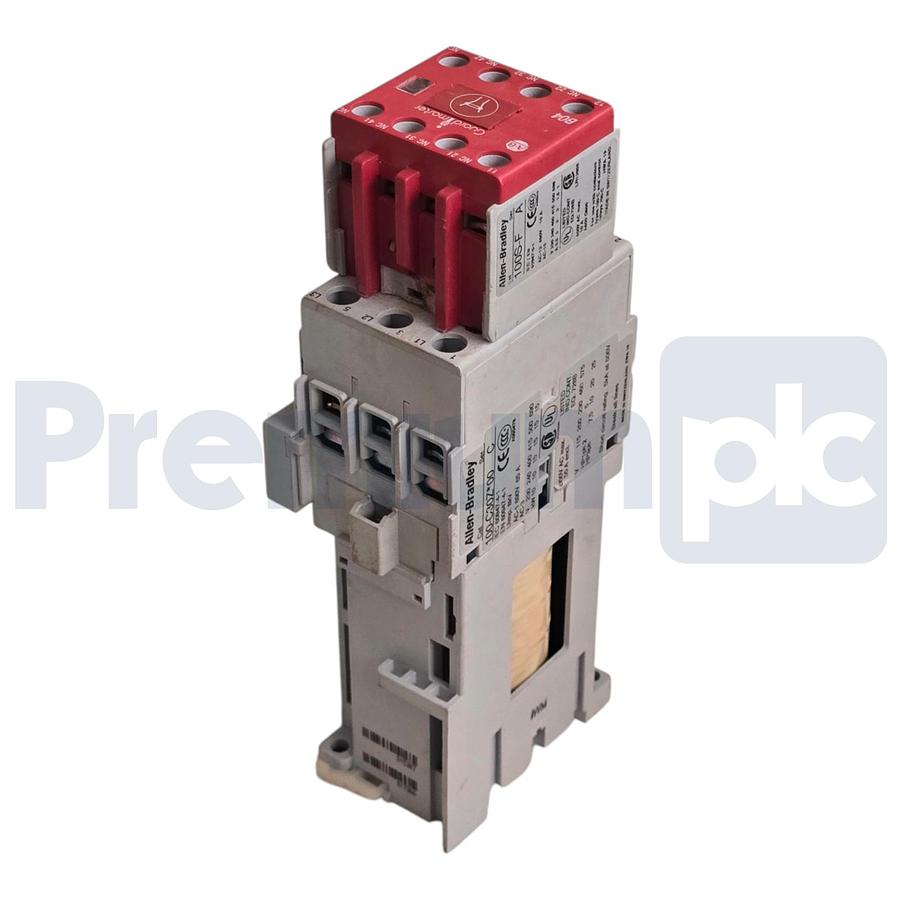 Used Allen-Bradley 100S-C30ZJ14C /C Guardmaster Safety Contactor 3-Pole 24VDC USPI