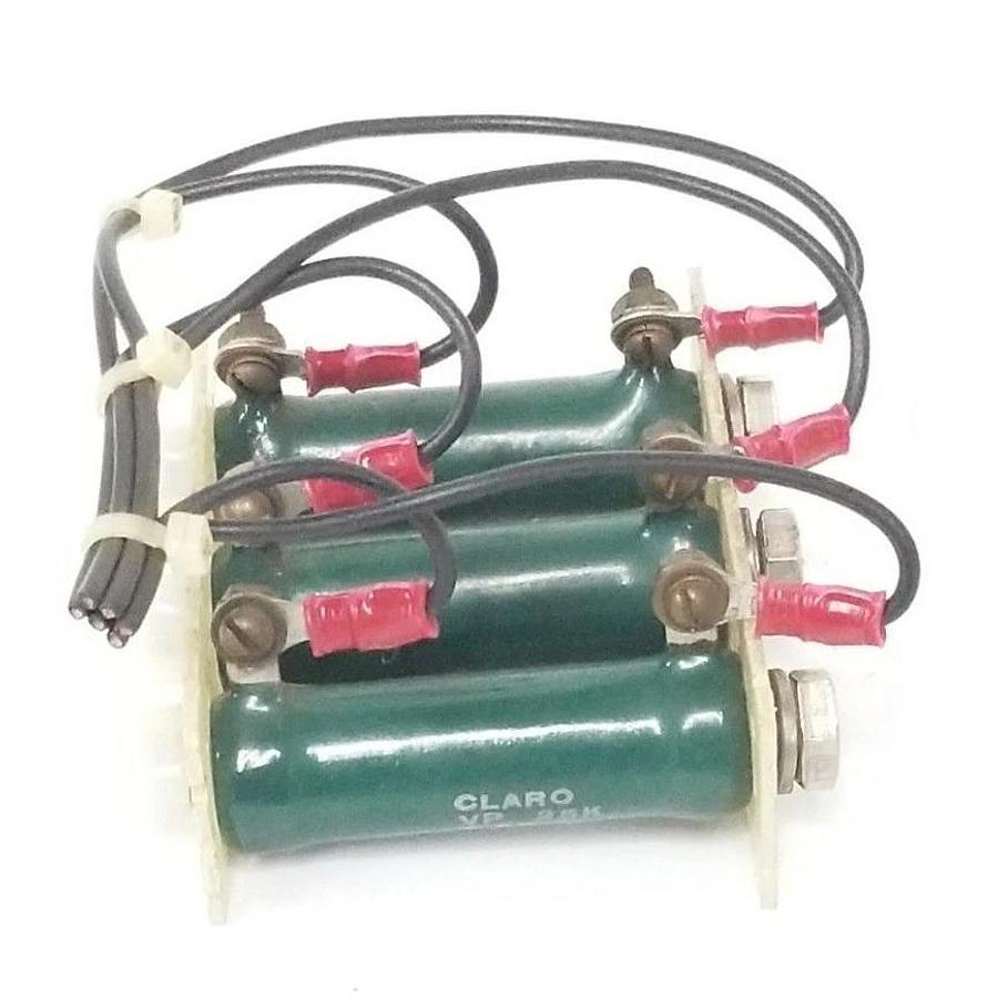 Used LOT OF 3 CLARO VP 25K RESISTORS, 7.5KOHM, 3-7927
