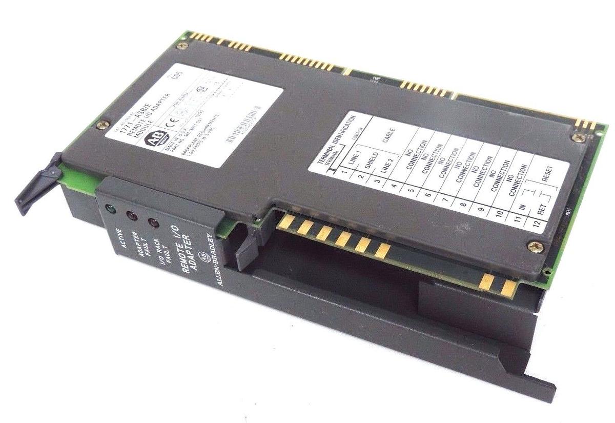 Used ALLEN BRADLEY 1771-ASB/E REMOTE I/O ADAPTER MODULE REV C05 1771ASBE