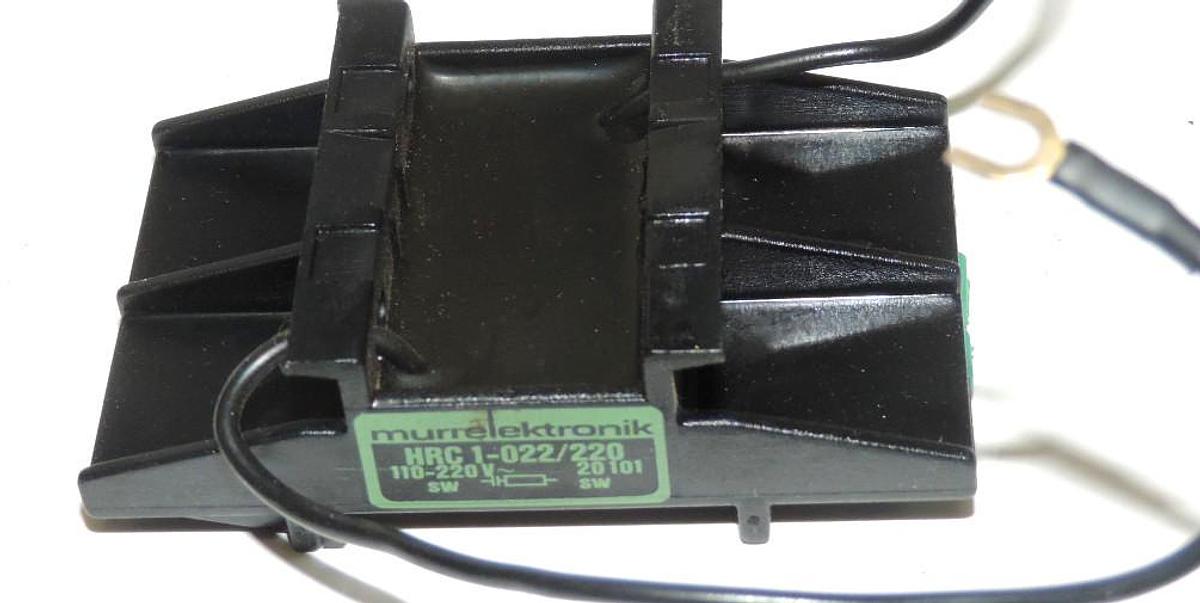 Used LOT OF 5 MURRELEKTRONIK HRC 1-022/220 UNIVERSAL CONTACTOR SUPPRESSORS 20101