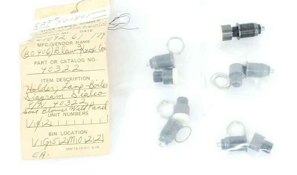 Used LOT OF 5 NEW BLAW-KNOX DIALCO 40322 LAMP HOLDER ASSEMBILES B0406 (INCOMPLETE)